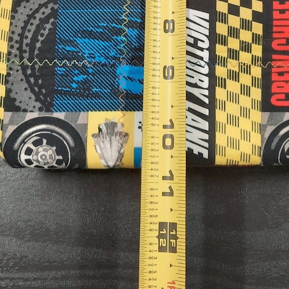 NASCAR Quilted Patchwork Tote Bag Racing Victory Lane Handmade Shoulder Bag - Picture 7 of 7